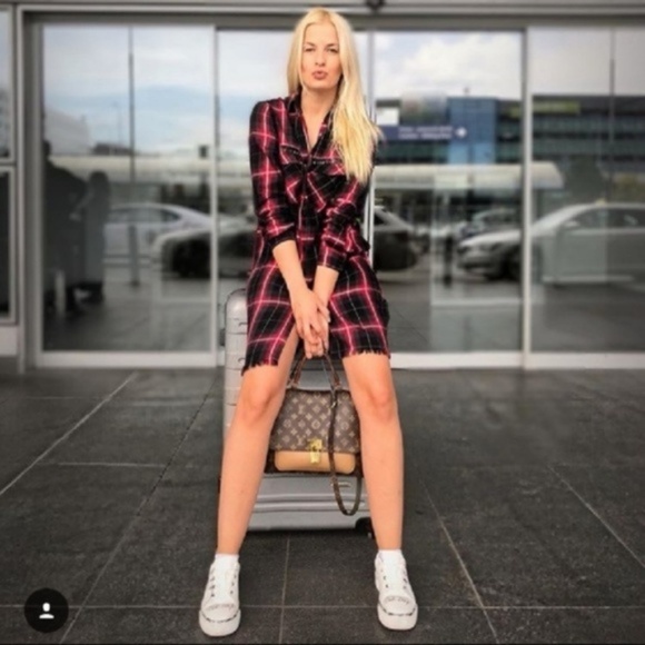 Zara Dresses & Skirts - Zara Woman Plaid Shirt Dress